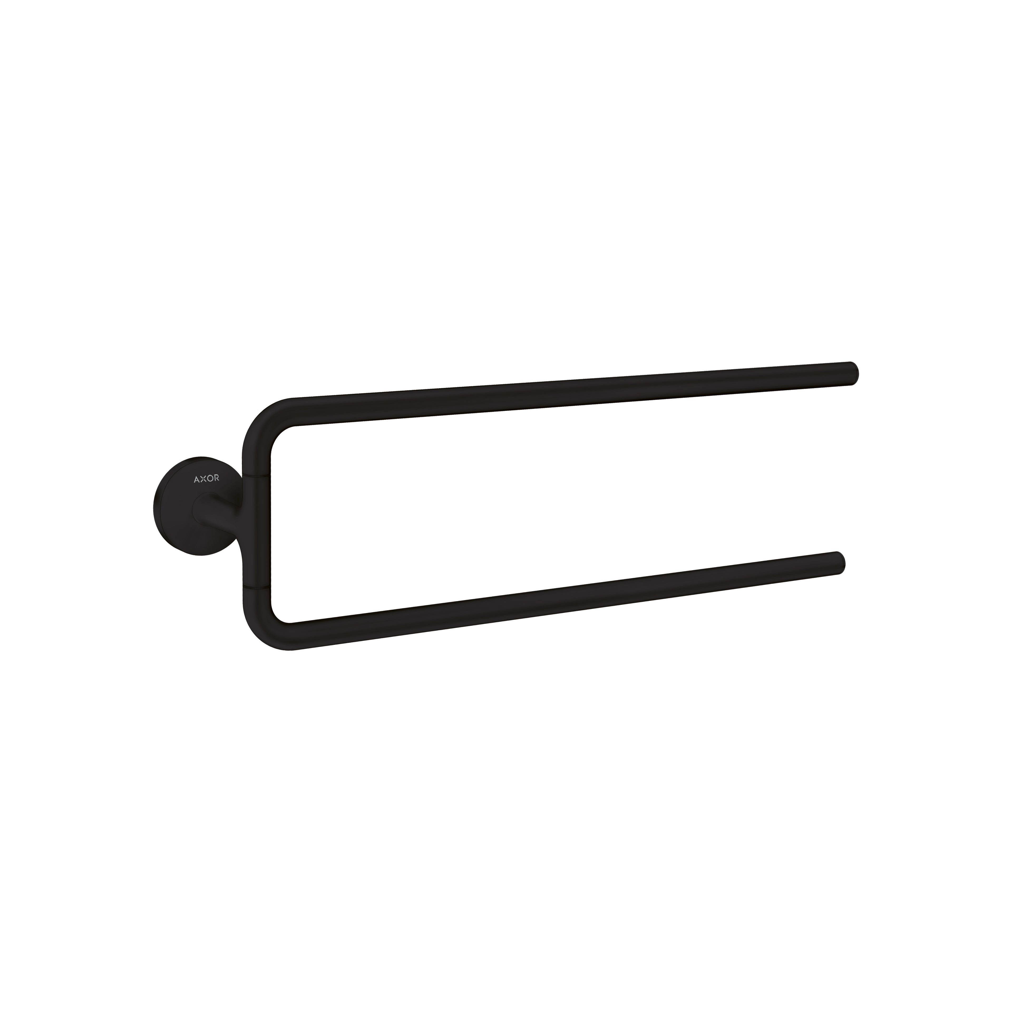 AXOR 42822670 Universal Circular Double Towel Bar, 20" - Matte Black