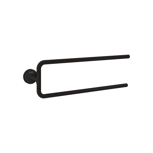 AXOR 42822670 Universal Circular Double Towel Bar, 20" - Matte Black