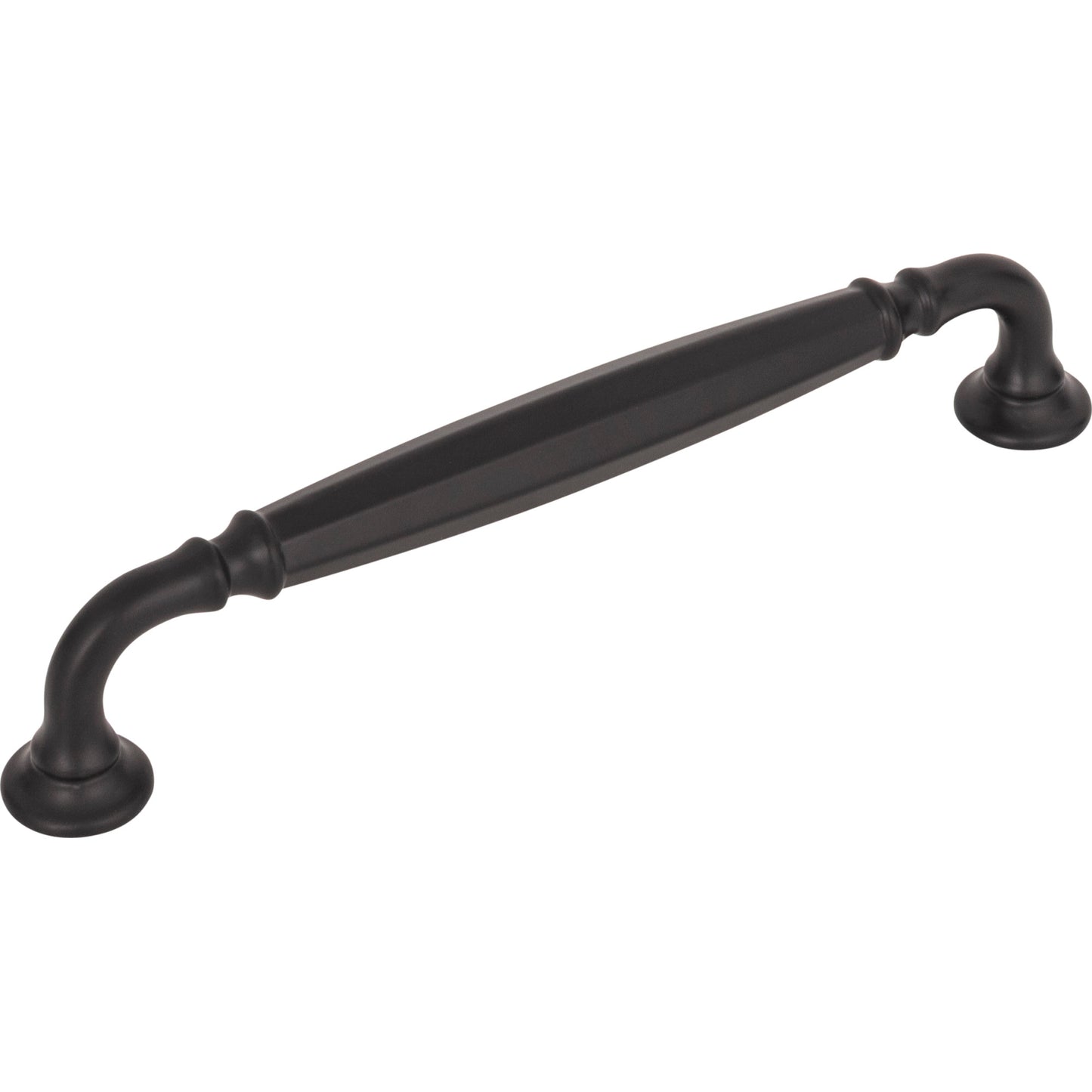 TOP KNOBS TK1053BLK Barrow 6 5/16" Center to Center Bar Pull - Flat Black