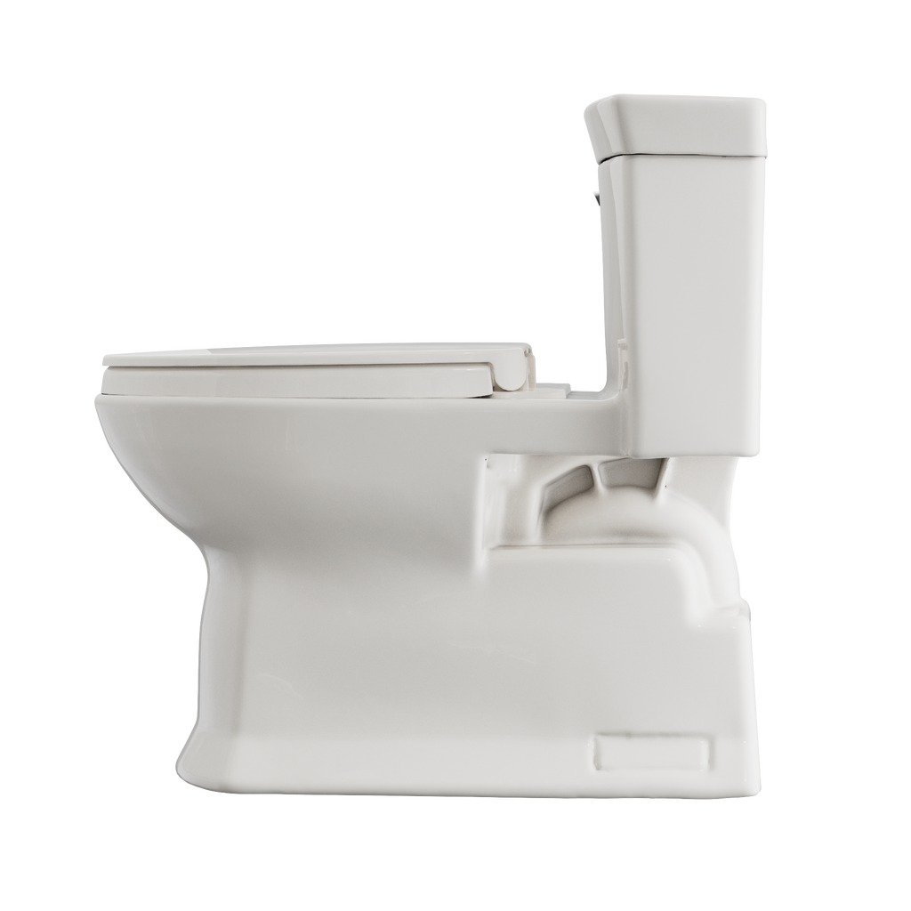 TOTO MS964124CEFG#11 Soiree One Piece Elongated 1.28 Gpf Universal Height Skirted Toilet With Cefiontect - Colonial White