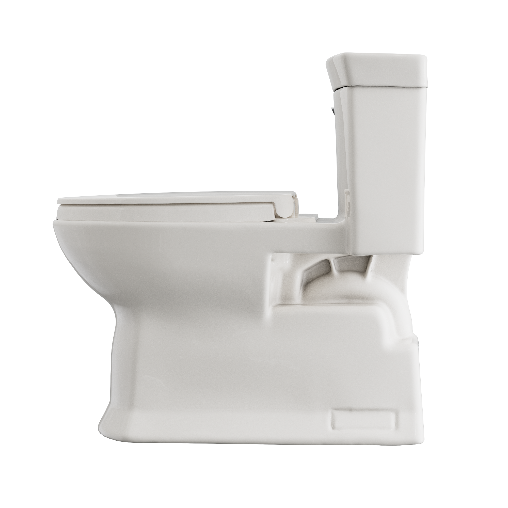 TOTO MS964124CEFG#11 Soiree One Piece Elongated 1.28 Gpf Universal Height Skirted Toilet With Cefiontect - Colonial White