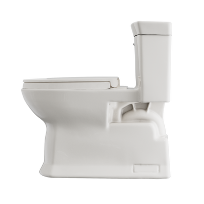 TOTO MS964124CEFG#11 Soiree One Piece Elongated 1.28 Gpf Universal Height Skirted Toilet With Cefiontect - Colonial White