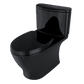 TOTO MS442124CUF#51 Nexus 1G Two-Piece Elongated 1.0 GPF Universal Height Toilet with SS124 SoftClose Seat , Ebony