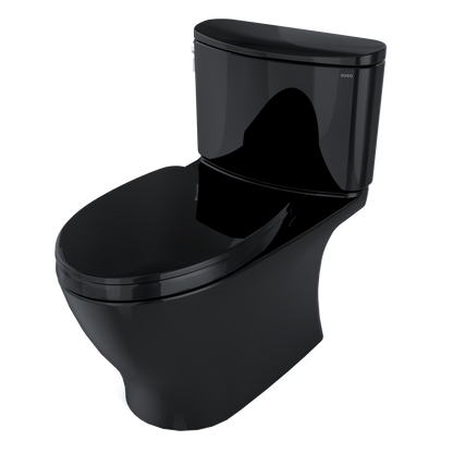 TOTO MS442124CUF#51 Nexus 1G Two-Piece Elongated 1.0 Gpf Universal Height Toilet With Ss124 Softclose Seat - Ebony