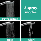 HANSGROHE 26036831 Raindance Select S Handshower 120 3-Jet PowderRain, 1.75 GPM - Polished Nickel