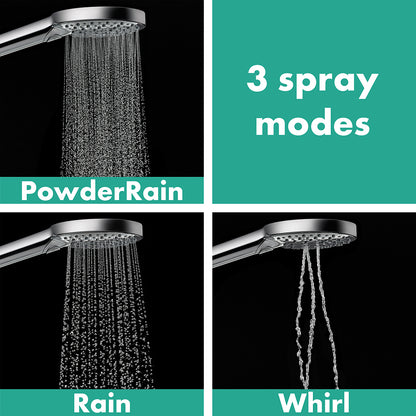 HANSGROHE 26036831 Raindance Select S Handshower 120 3-Jet PowderRain, 1.75 GPM - Polished Nickel