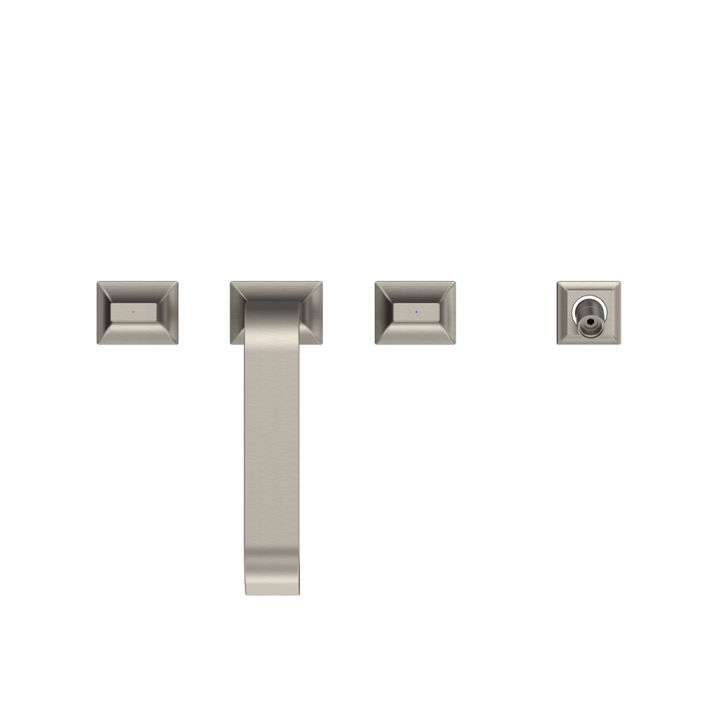 TOTO TBG08202U#BN Gc Two-Handle Deck-Mount Roman Tub Filler Trim With Handshower - Brushed Nickel