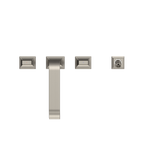 TOTO TBG08202U#BN Gc Two-Handle Deck-Mount Roman Tub Filler Trim With Handshower - Brushed Nickel