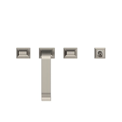 TOTO TBG08202U#BN Gc Two-Handle Deck-Mount Roman Tub Filler Trim With Handshower - Brushed Nickel