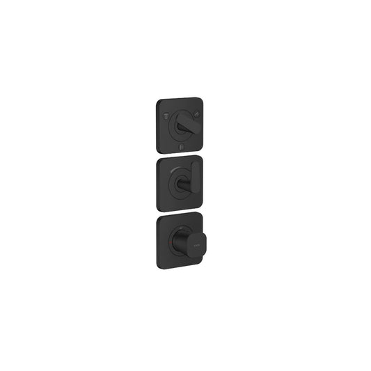 AXOR 49710671 Citterio C Thermostatic Module Trim 15" x 5" for 3 Functions - Matte Black