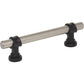 TOP KNOBS M2707 Bit 3 3/4" Center to Center Bar Pull - Pewter Antique and Flat Black