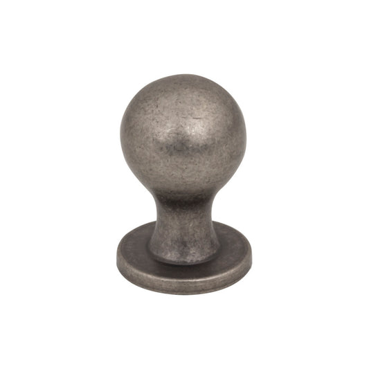 ATLAS A800-P Nipple 3/4" Diameter Round Knob , Pewter