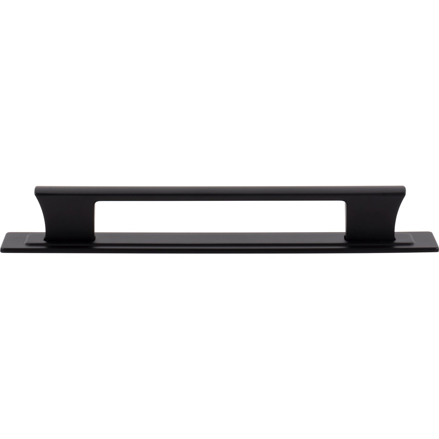 ATLAS A6004-BL Zander 6 5/16" Center to Center Bar Pull - Matte Black