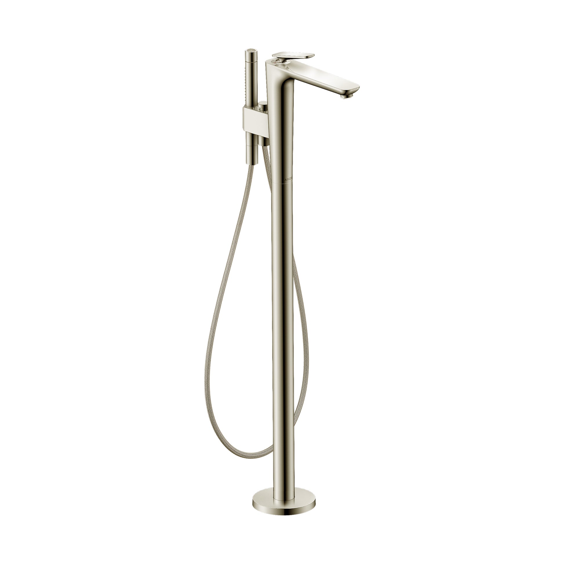 AXOR Citterio C Freestanding Tub Filler Trim with 1.75gpm Handshower in Polished Nickel
