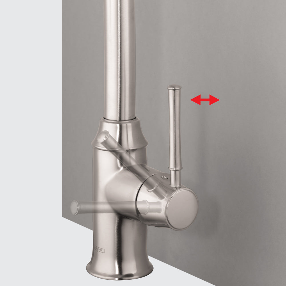 HANSGROHE 04215000 Talis C HighArc Kitchen Faucet, 2-Spray Pull-Down, 1.75 GPM - Chrome