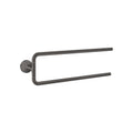 AXOR 42822340 Universal Circular Double Towel Bar, 20" - Brushed Black Chrome