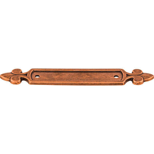 TOP KNOBS M221 Dover Backplate Pull Backplate - Old English Copper