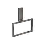 AXOR 42623330 Universal Rectangular Towel Ring - Polished Black Chrome