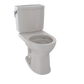 TOTO CST453CUFG#12 Drake II 1G Two-Piece Round 1.0 GPF Universal Height Toilet with CEFIONTECT , Sedona Beige