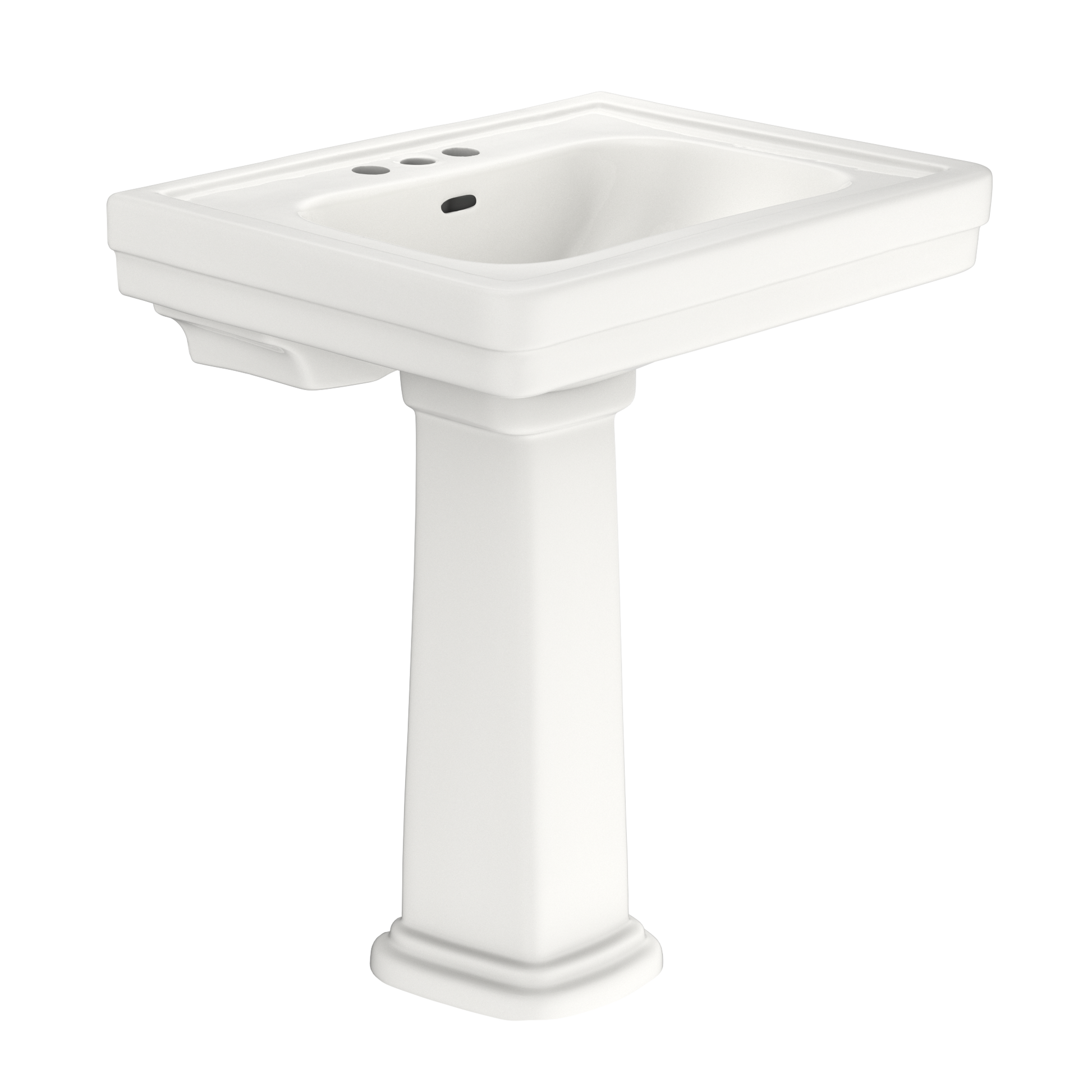 TOTO LPT530.4N#11 Promenade 27-1/2" X 22-1/4" Rectangular Pedestal Bathroom Sink For 4 Inch Center Faucets - Colonial White