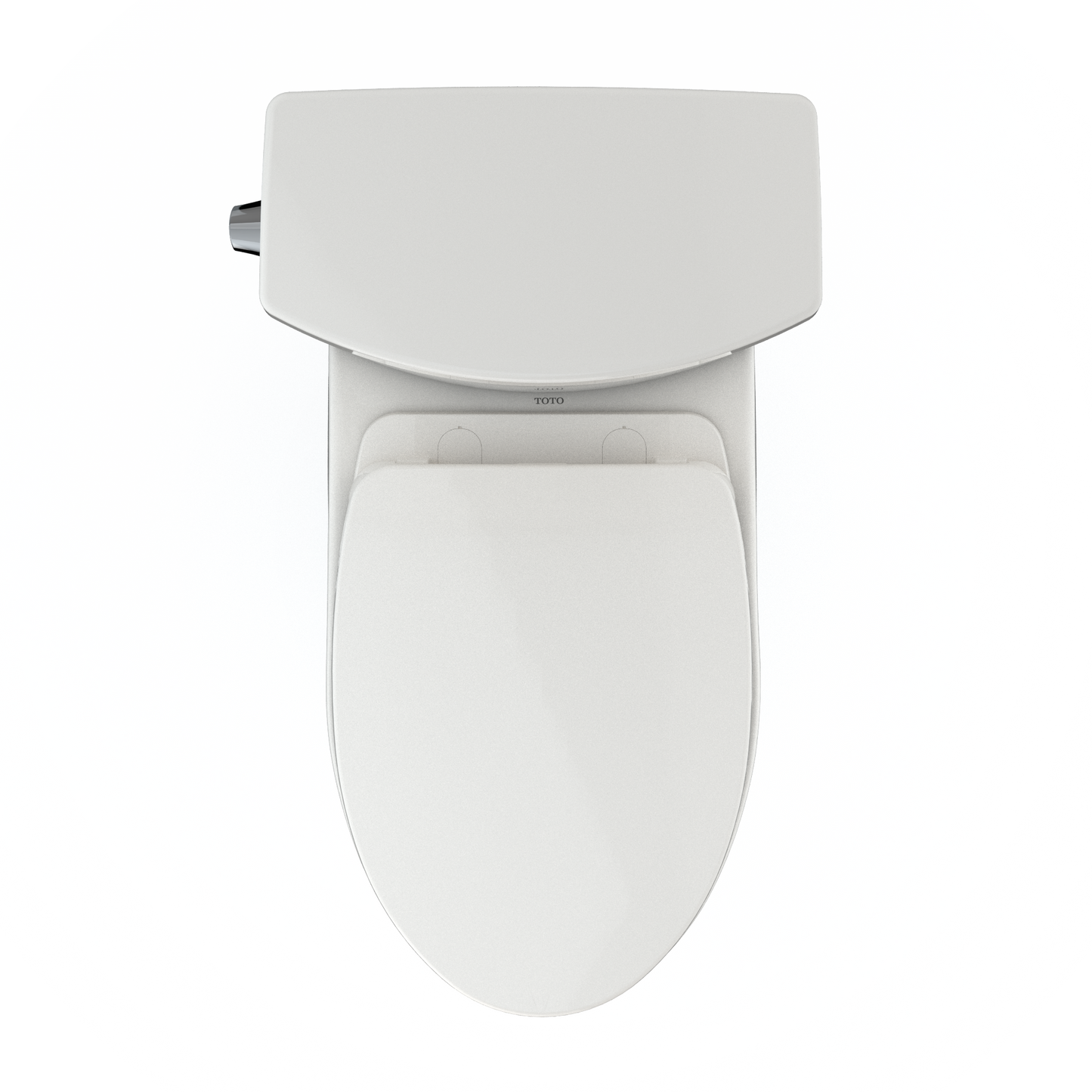 TOTO MS454124CUFG#11 Drake Ii 1G Two-Piece Elongated 1.0 Gpf Universal Height Toilet With Cefiontect And Ss124 Softclose Seat - Colonial White