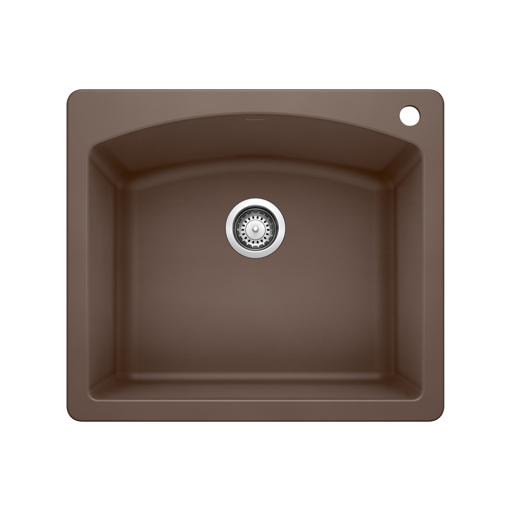 BLANCO 440208 Diamond Diamond SILGRANIT 25" Single Bowl Dual Mount Kitchen Sink - Cafe in Cafe