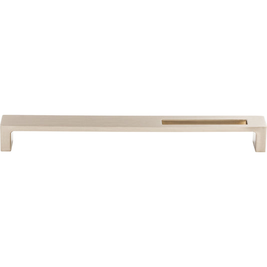 TOP KNOBS TK268BSN Modern Metro Slot 9" Center to Center Bar Pull - Brushed Satin Nickel