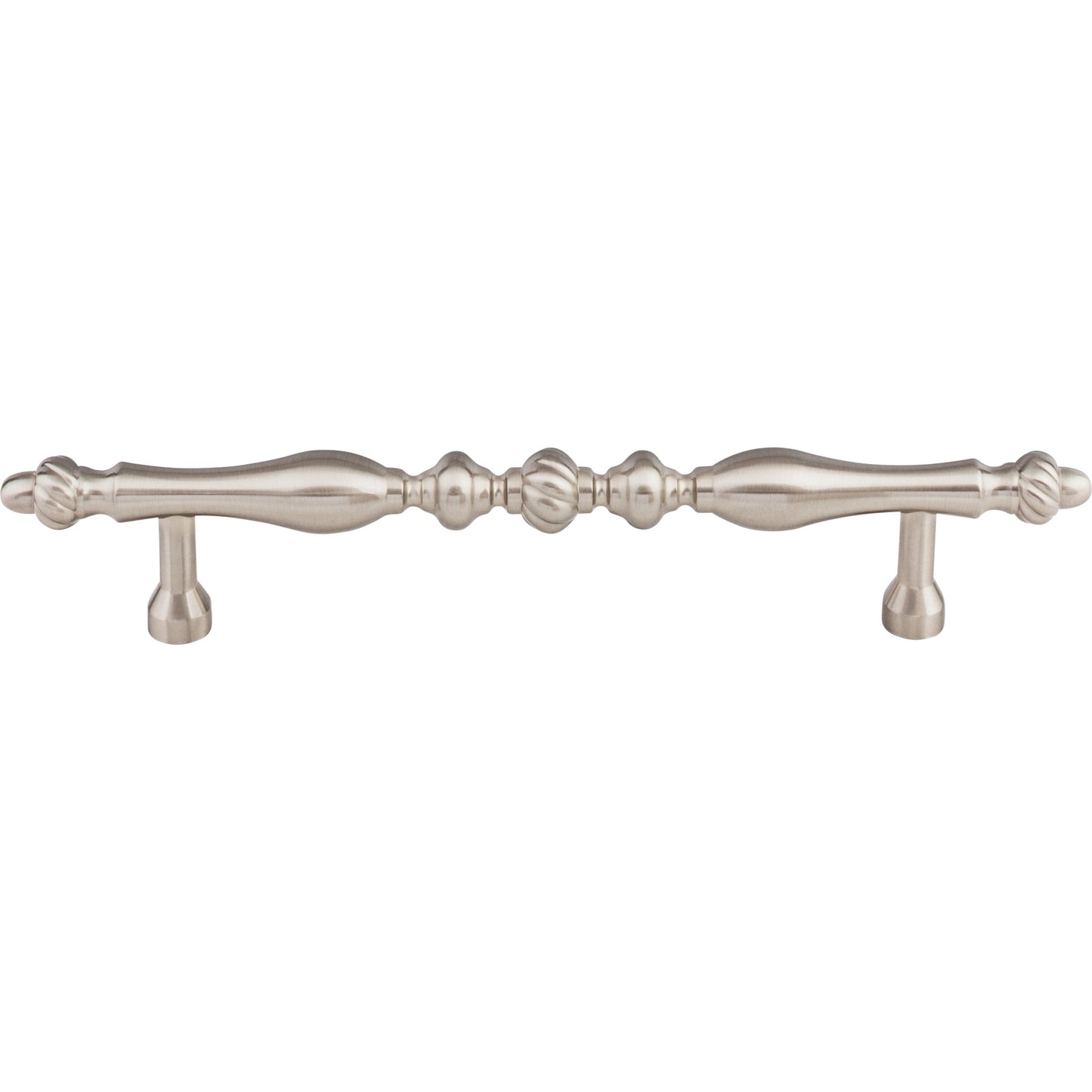 TOP KNOBS M808-7 Somerset Melon 7" Center to Center Bar Pull - Brushed Satin Nickel