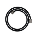 AXOR 28261340 Shower Solutions Textile Hose with Cylindrical Nut, 63" - Brushed Black Chrome