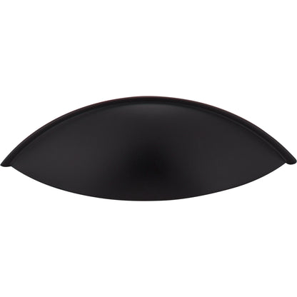 JEFFREY ALEXANDER 8236BLK Bordeaux 96 mm Center-to-Center Cup/Bin Pull - Matte Black