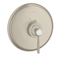 AXOR 16824821 Montreux Thermostatic Trim HighFlow with Lever Handle - Brushed Nickel
