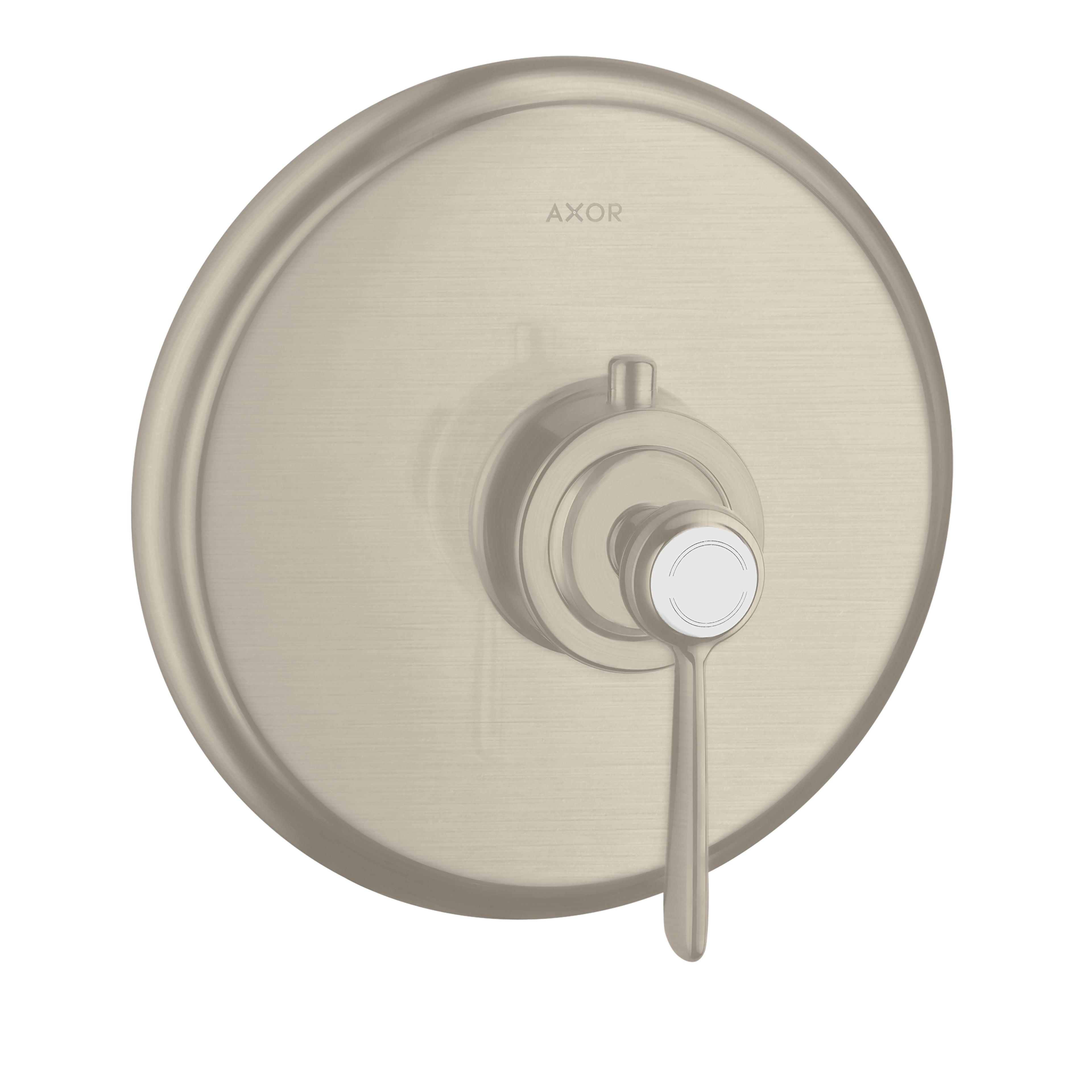 AXOR 16824821 Montreux Thermostatic Trim HighFlow with Lever Handle - Brushed Nickel