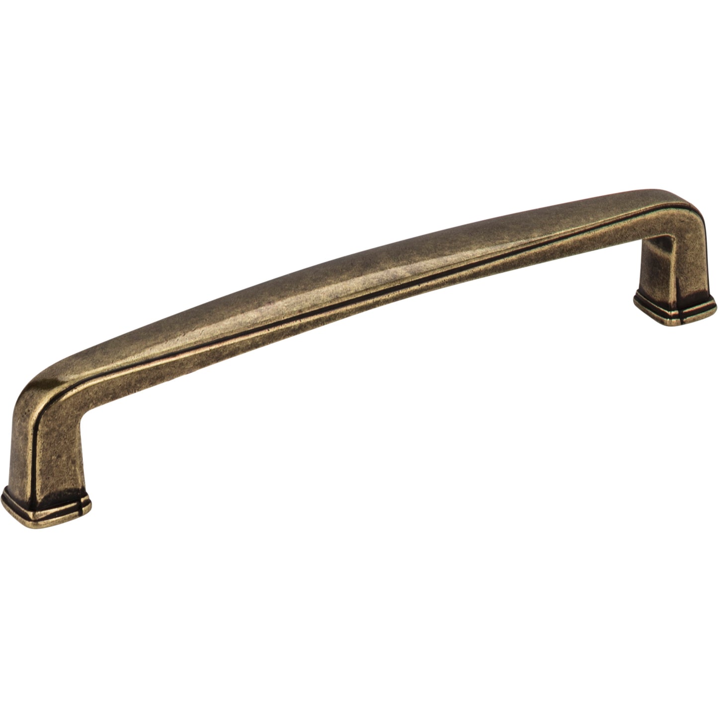 JEFFREY ALEXANDER 1092-128AEM Milan 1 128 mm Center-to-Center Bar Pull - Distressed Antique Brass