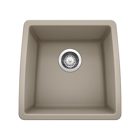 BLANCO 441288 Performa Performa SILGRANIT 17" Undermount Bar Sink - Truffle in Truffle