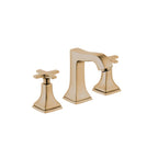 HANSGROHE 31306141 Metropol Classic Widespread Faucet 110 with Cross Handles and Pop-Up Drain, 1.2 GPM - Brushed Bronze