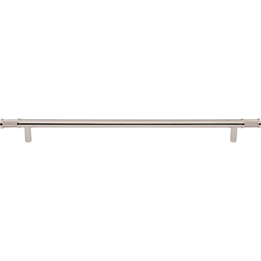 TOP KNOBS TK3237PN Burnham 12" Center to Center Bar Pull - Polished Nickel