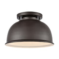 THOMAS EN130136 Cedar Park 13'' Wide 1-Light Outdoor Flush Mount - Oil Rubbed Bronze