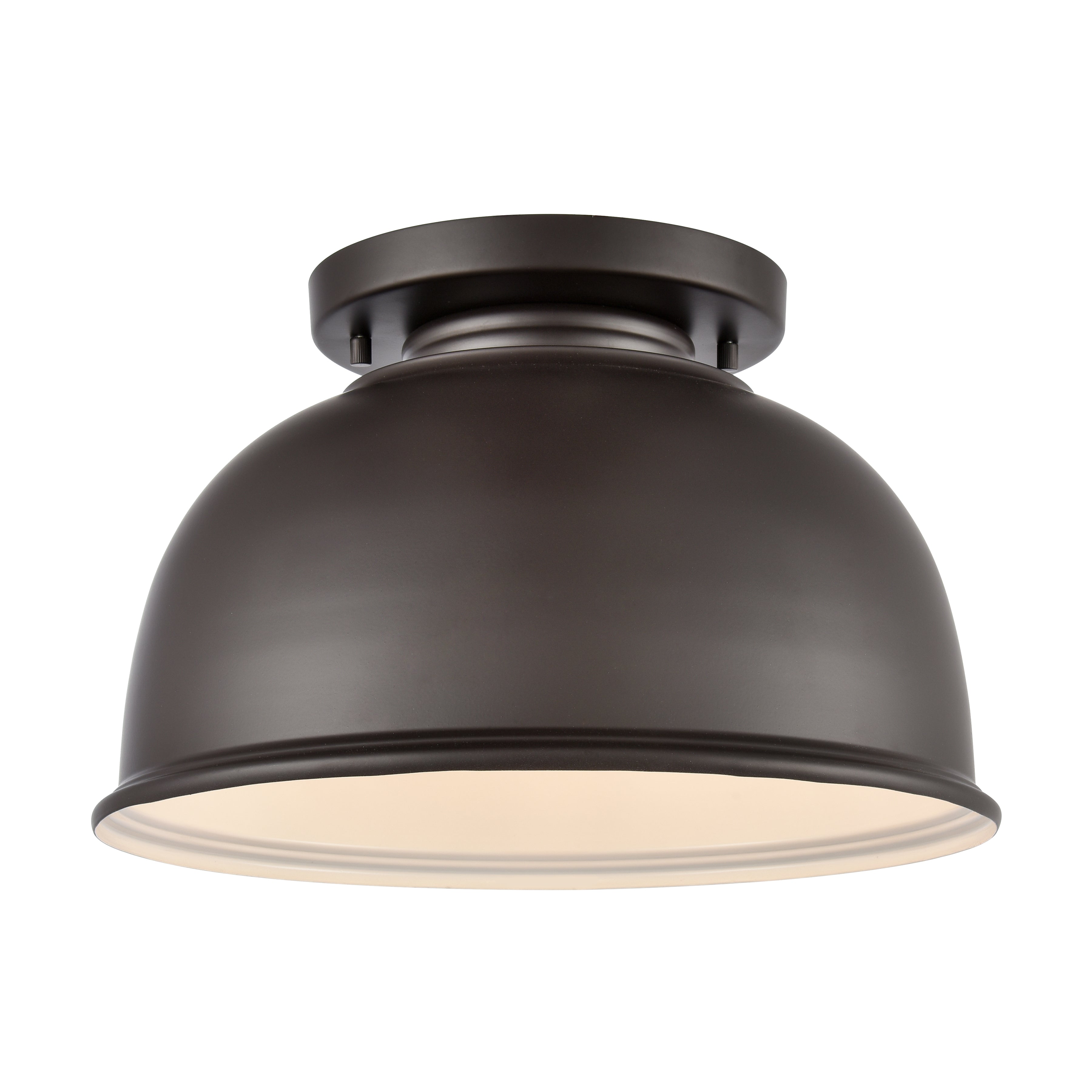 THOMAS EN130136 Cedar Park 13'' Wide 1-Light Outdoor Flush Mount - Oil Rubbed Bronze