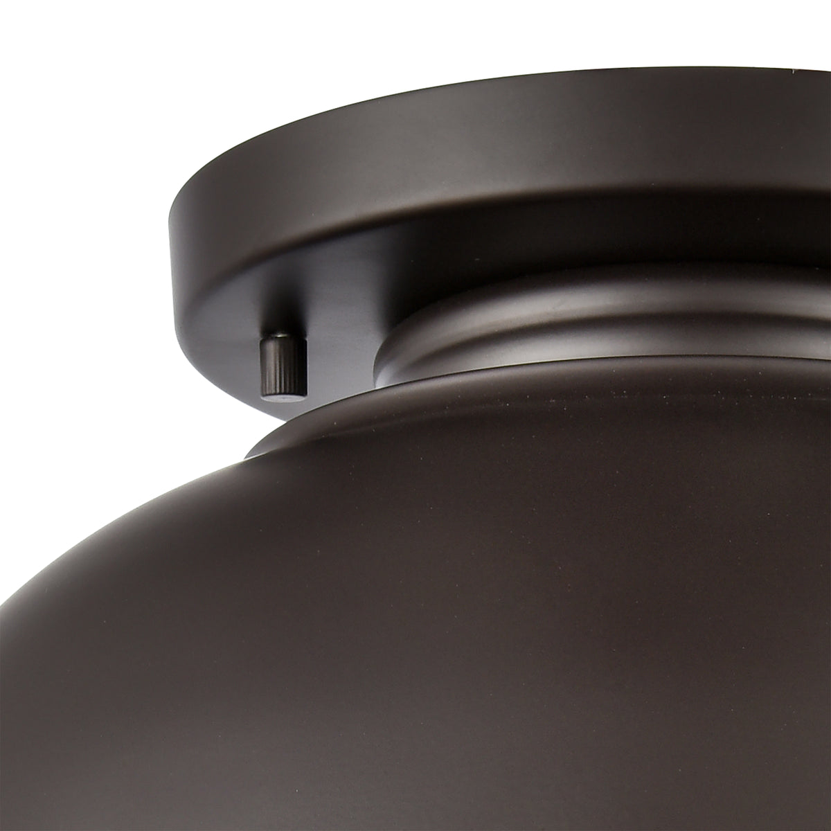 THOMAS EN130136 Cedar Park 13'' Wide 1-Light Outdoor Flush Mount - Oil Rubbed Bronze