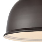 THOMAS EN130136 Cedar Park 13'' Wide 1-Light Outdoor Flush Mount - Oil Rubbed Bronze