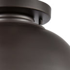 THOMAS EN130136 Cedar Park 13'' Wide 1-Light Outdoor Flush Mount - Oil Rubbed Bronze