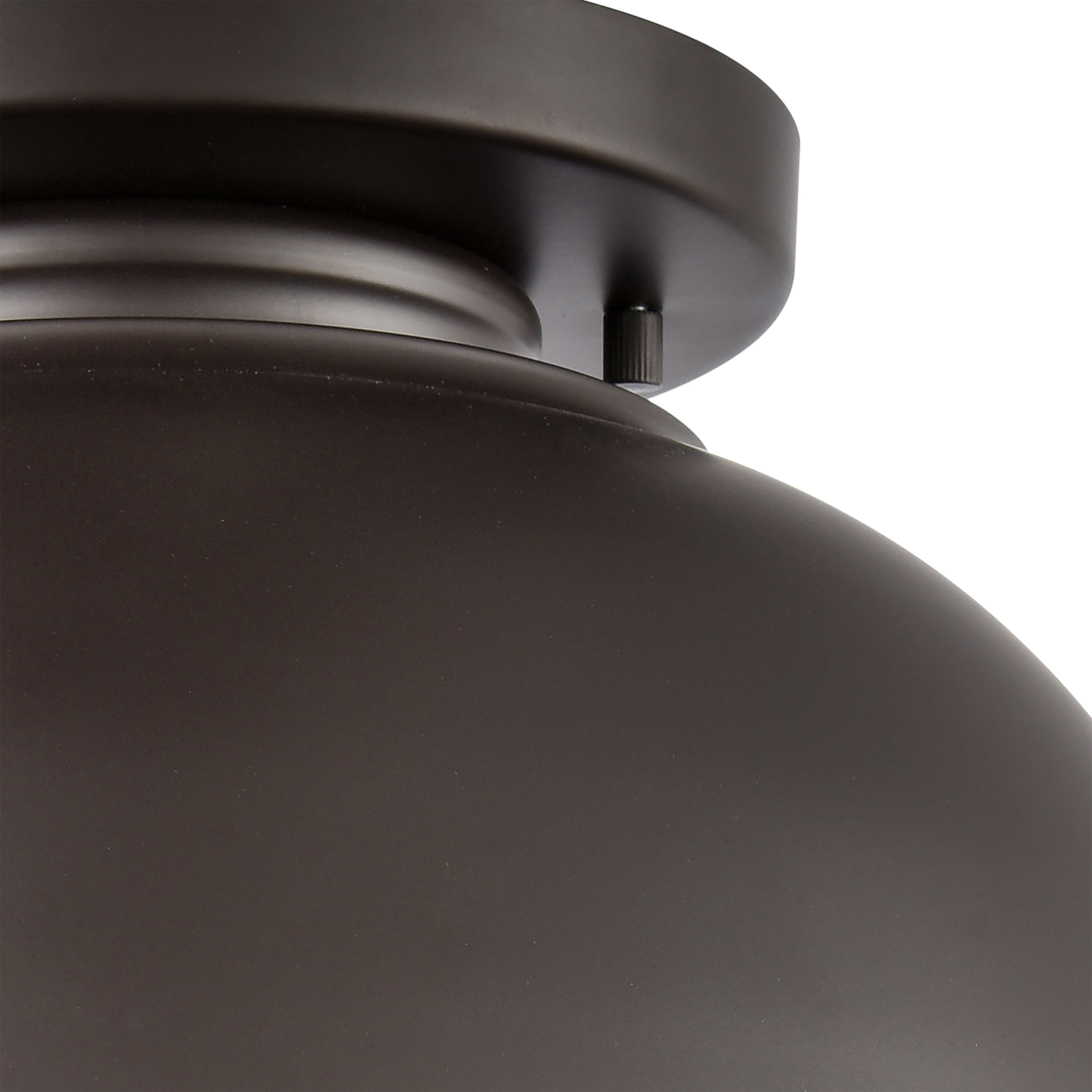 THOMAS EN130136 Cedar Park 13'' Wide 1-Light Outdoor Flush Mount - Oil Rubbed Bronze