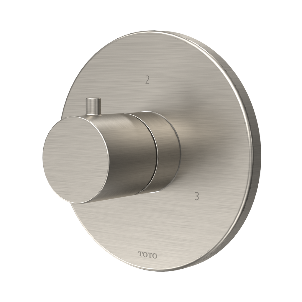 TOTO TBV01104U#BN Round Three-Way Diverter Shower Trim - Brushed Nickel