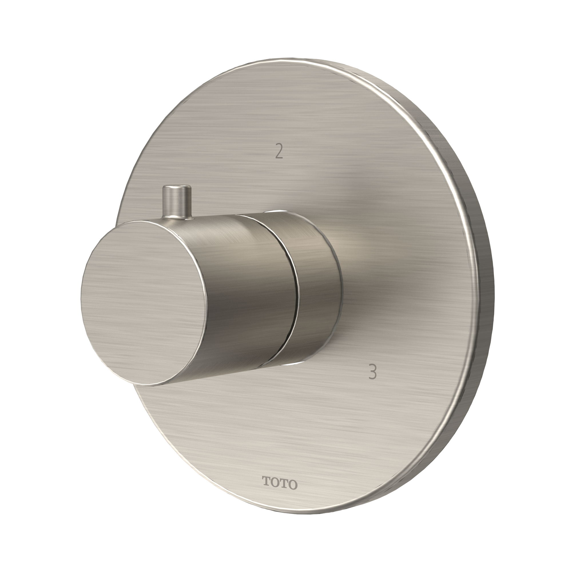 TOTO TBV01104U#BN Round Three-Way Diverter Shower Trim - Brushed Nickel