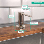 HANSGROHE 40448831 Talis Soap Dispenser - Polished Nickel