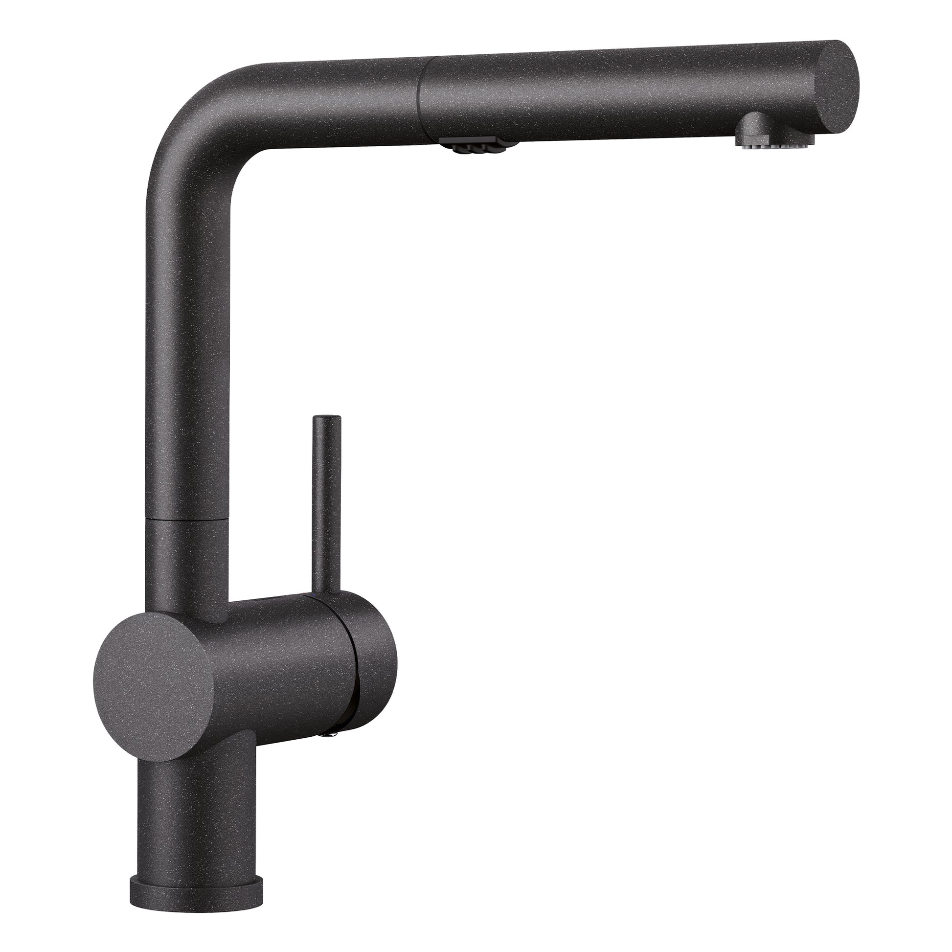 BLANCO 526367 Linus Linus Low Arc Pull-Out Dual-Spray Kitchen Faucet - Anthracite in Anthracite