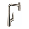 HANSGROHE 72823801 Talis Select S HighArc Kitchen Faucet, 2-Spray Pull-Out, 1.75 GPM - Stainless Steel Optic