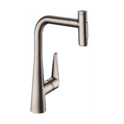 HANSGROHE 72823801 Talis Select S HighArc Kitchen Faucet, 2-Spray Pull-Out, 1.75 GPM - Stainless Steel Optic