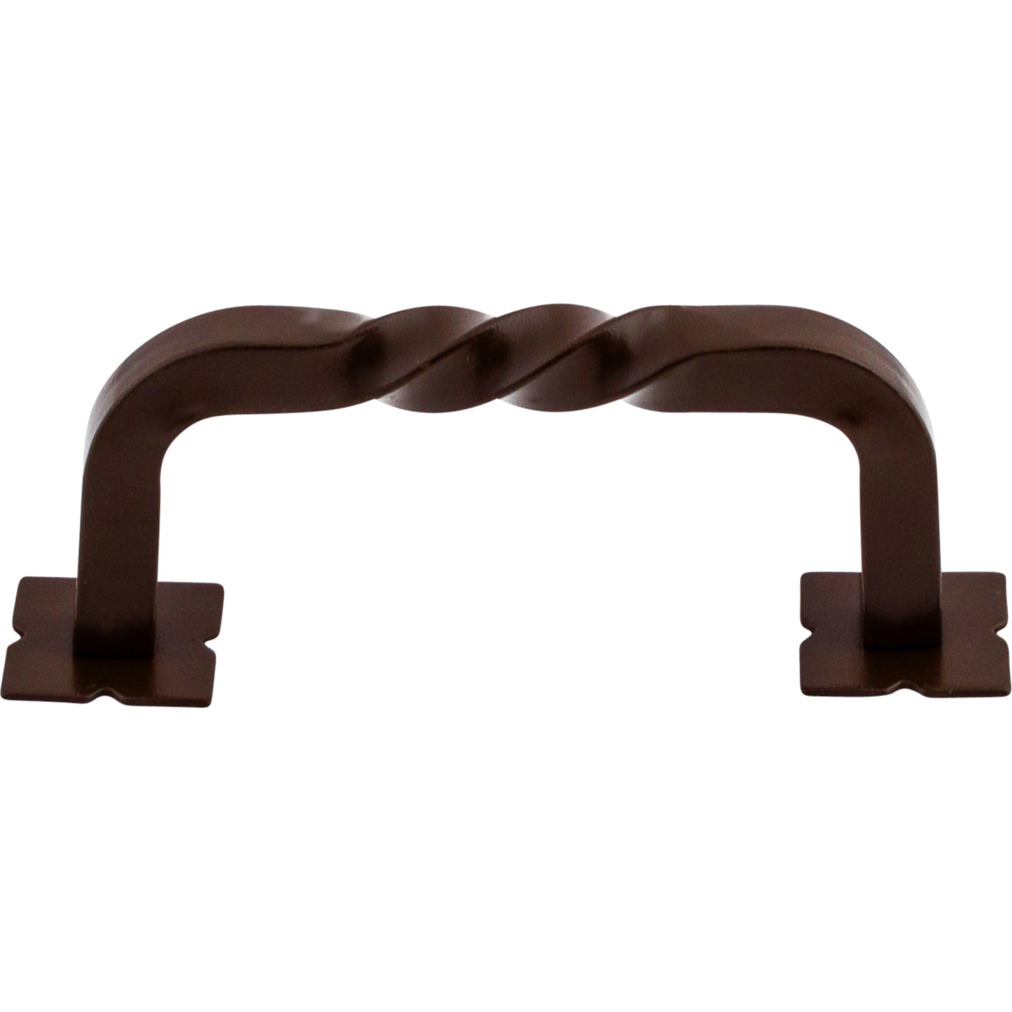 TOP KNOBS M783 Square Twist 3" Center to Center Bar Pull - Oil Rubbed Bronze