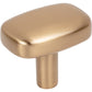 JEFFREY ALEXANDER 329L-SBZ Loxley 1-1/2" Length Rectangle Knob - Satin Bronze